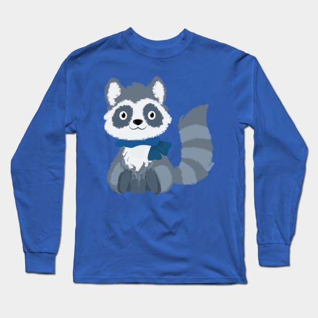 Raccoon 5 Long Sleeve T-Shirt by MCBZ